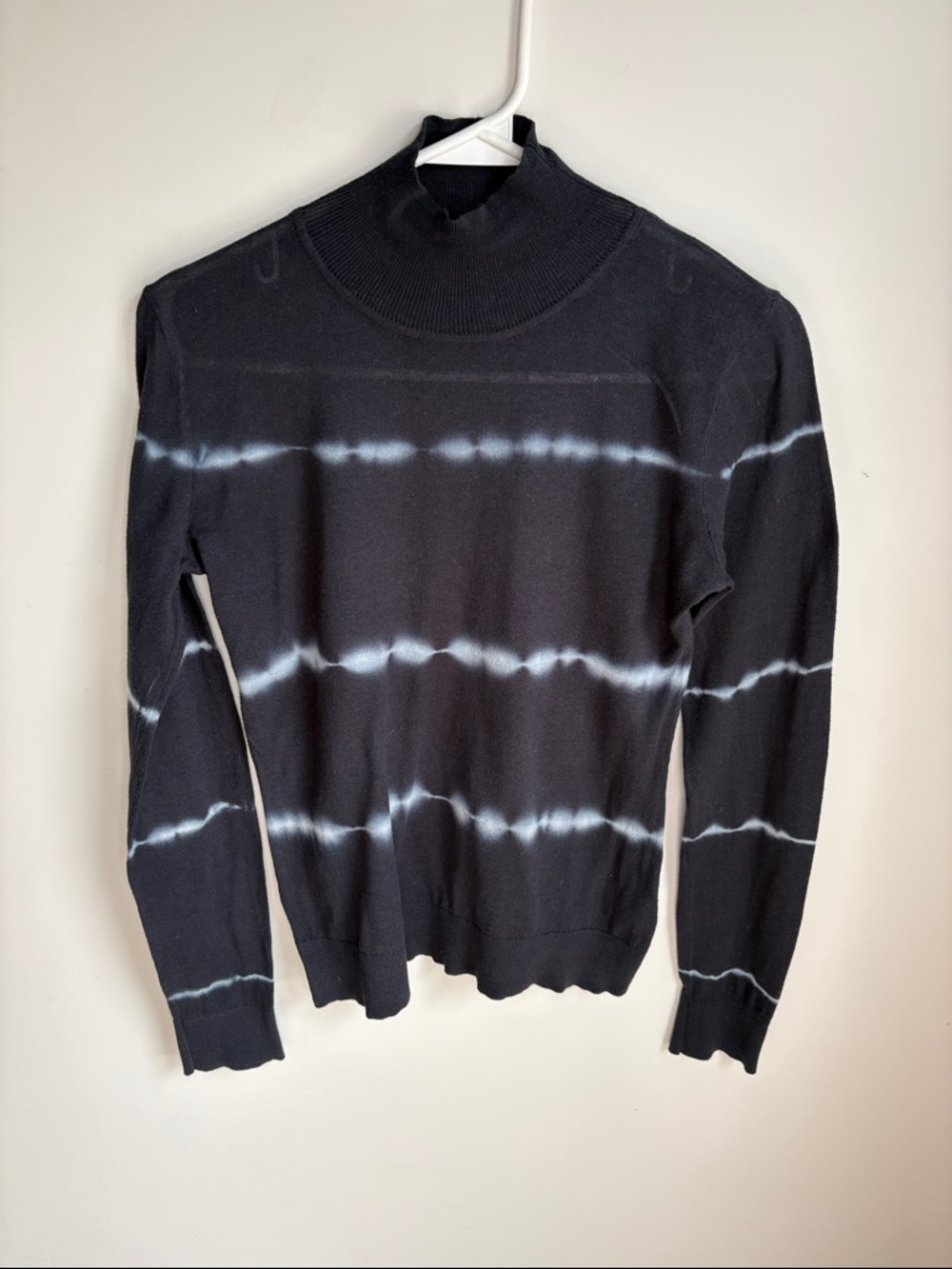 Rails Featherweight Navy Tie-Dye Mock Neck Sweater